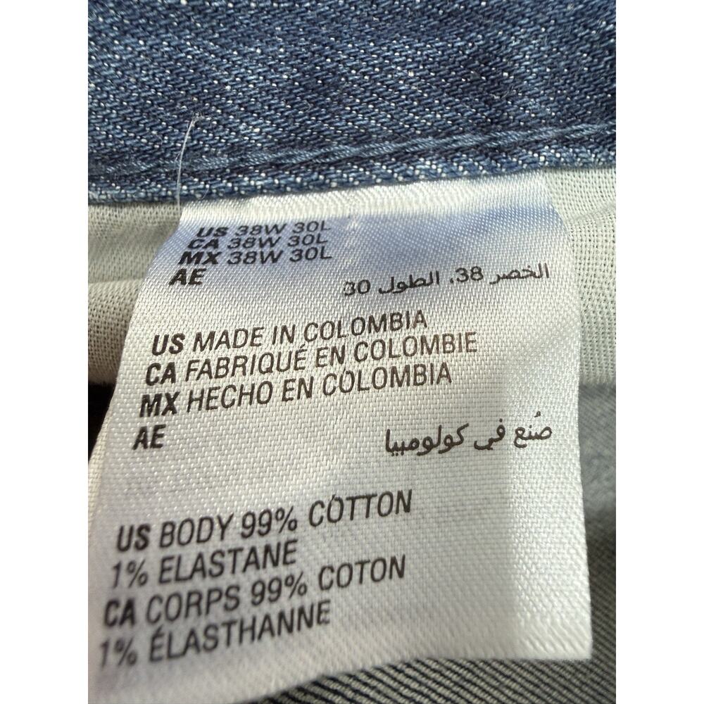 NWT I.N.C. International Concepts Jeans Skinny Stretch Mid-Rise Blue Size 38x30 - Picture 10 of 14